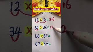 Simple trick, powerful math! ✨💯😃💥😃#maths #divination #mathematics #multiplication #education #foryou