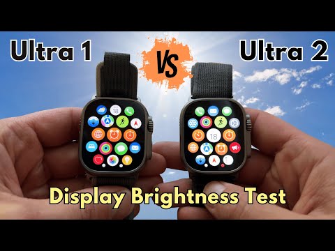 Apple Watch Ultra 1 vs 2 Display Brightness Test (Watch Before Buying!)