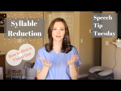 Syllable Reduction || Speech Tip Tuesday