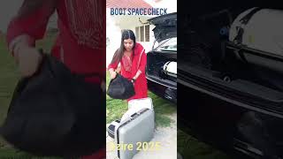 Dzire VXi CNG Boot Space check- live demo of storage space in car | #shorts #howmuch #bootspace #how