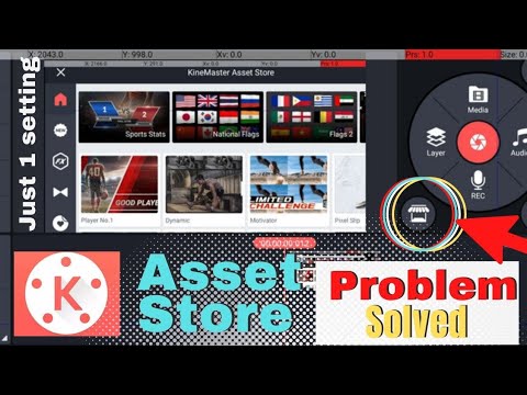 Kinemaster Assets Store Problem Solved 2022 | in bangla | Asset Store Download