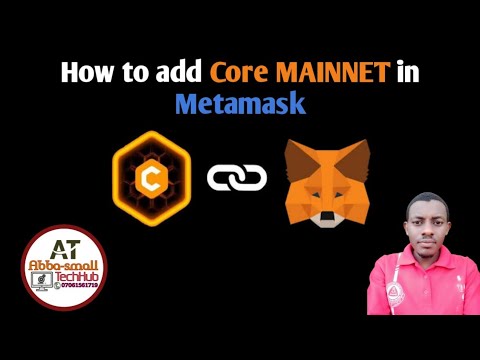 How to add Core MAINNET in Metamask || yadda zakai adding Core MAINNET a Metamask