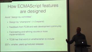 #RSConf. Dr. Axel Rauschmayer. Using ECMAScript 6 today. Part I