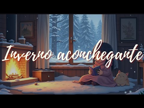Lo-fi de Inverno ❄️ Lareira Cremosa + Piano Calmo para Relaxar | Zen Grooves 24/7