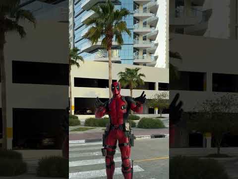 English or Spanish ?  Deadpool got hit by wolverine 😂#vfx #cgi #Shorts