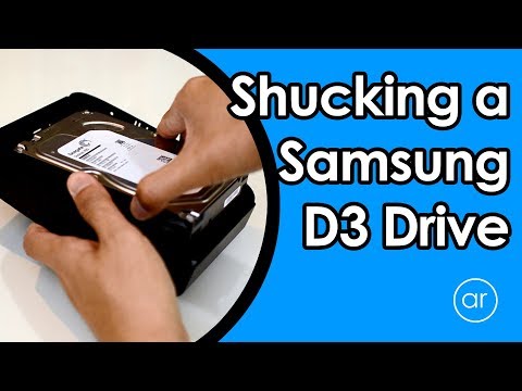 How to Remove / Shuck the Hard Drive from Samsung D3 Station 5TB Drive