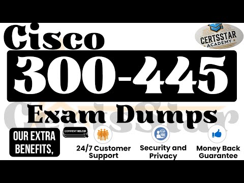300-445 Exam Dumps (2025) | Designing and Implementing Enterprise Network Assurance (ENNA)