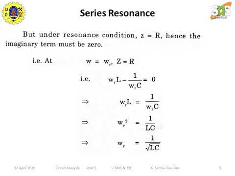 Series Resonance - Video Presentation