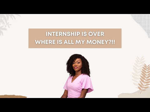 INTERNSHIP AND MONEY || PHARMACY INTERNSHIP IN NIGERIA