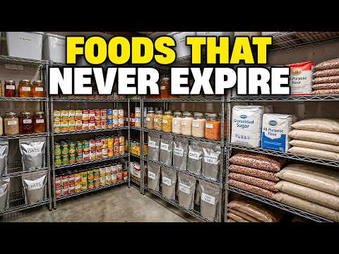 30 Foods To STOCKPILE That NEVER EXPIRE!
