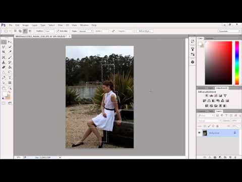 Making selections in Photoshop