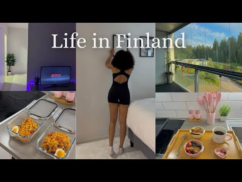 Days in my life in Finland | Living alone diaries | Grocery shopping, cooking | life of an introvert