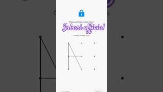 A-N new style mobile pattern lock try this 🔥🔥💗