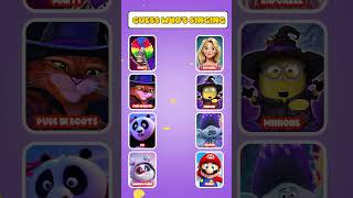 🔊 Guess Who's Singing 🎤🎶 | Disney Song | #shorts #trolls3 #mario