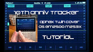 Polyend Tracker Mini Aphex Twin - A5 em2500 M253X (Cover) Tutorial