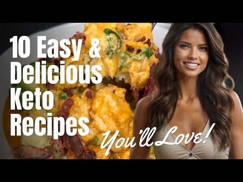 10 Easy & Delicious Keto Recipes You’ll Love That Don’t Feel Like Dieting! #keto #recipes #diet