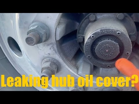 Do you have a leaking hub cover?