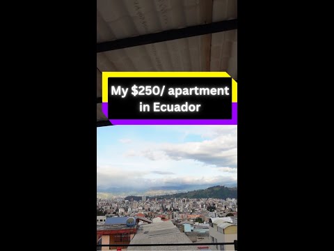 My $250 a month apartment in Quito Ecuador