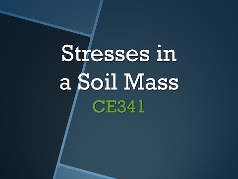 CE341- Stresses in a Soil Mass - 3