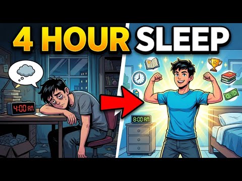 “I Tried Sleeping 4 Hours… Here’s What Really Happen #mindsetmastery