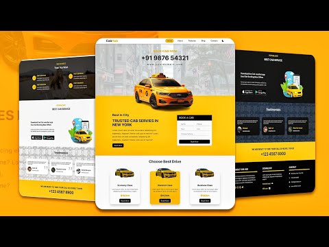 🔥Complete Responsive Cab Booking App Using Nextjs14, ReactJS & Tailwind CSS | Build & Deploy
