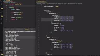 json scene (world) load