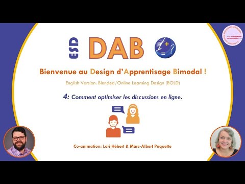 LBPSB DAB 4: Comment optimiser les discussions en ligne.