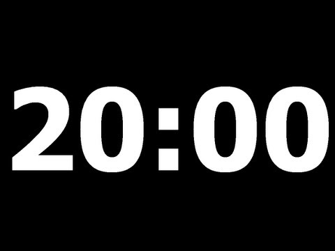 20 Minute Countdown Timer