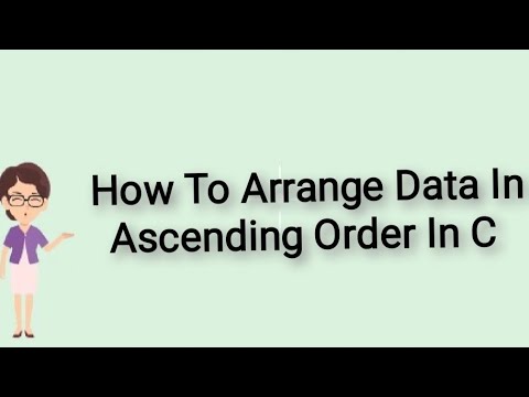 How to arrange data in ascending order in c|| ascending order ||#5itfindit ||#computerknowledge