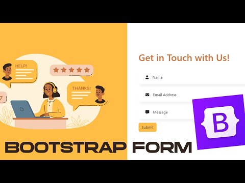 How to create a Contact Form with Floating Labels using Bootstrap 5 (HTML/CSS) #bootstrap #form