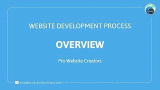 Pro Website Creators Web Process 1 - Overview