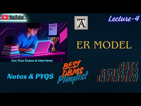 ER Model in DBMS | Simplest Explanation | L-4 | Questions | Gate DA