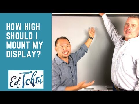 Best Height to Install a Touchscreen