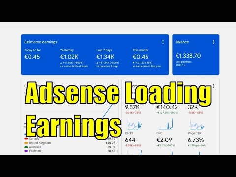 Adsense Loading Earning Proof | Adsense Loading  Safe Method 2023 | No Invalid Cutting