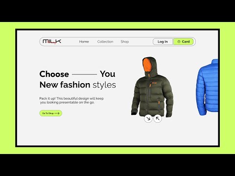 Fashion Website UI/UX Design in Figma || Figma Web Design.