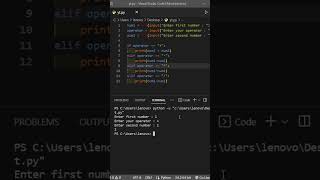 Simple calculator in python