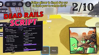 [NEW] Dead Rails Alpha Script / Hack - (Auto Bonds, Collect Money, Walkspeed)