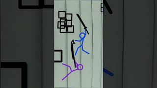 Legend Blue Knight 2 #stickman #battle #shorts