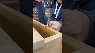 Step Four Of How I Install @B@BrussoHardwareutt Hinges Pre-drilling And Screwing #woodworking