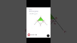 Discover quick methods to find angles! 📐 #GeometryTips #AngleShortcuts #mathematics