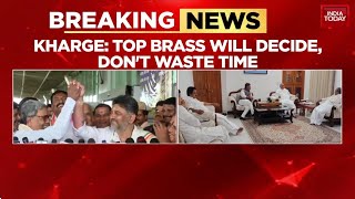 Karnataka Power Tussle: High Command Will Decide, Says Congress President Mallikarjun Kharge