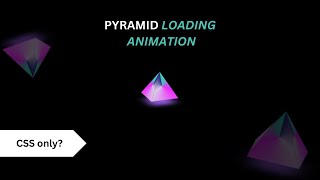 IMPOSSIBLE 3D Pyramid Loader Code You WON'T BELIEVE! (CSS Magic) #code #css #3d #animation #webdev