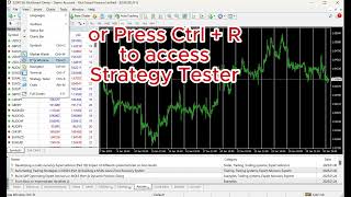 How to Find the Strategy Tester in MetaTrader 4 (MT4) | Step-by-Step Guide