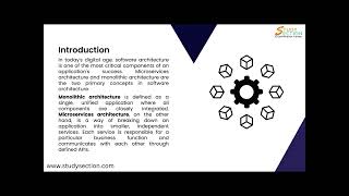 Learn Monolithic and Microservices Architectures #studySection