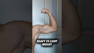 Heavy vs Light Weight👀Click for the FULL VIDEO #bernardorebeil #fitness #gym