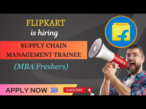 Supply Chain Trainee Required in Flipkart for Odisha Location for MBA Freshers
