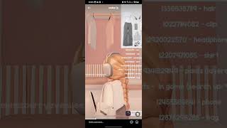 aesthetic Roblox code outfit #freecode #roblox #robloxcodes #cuteoutfits #aesthetic #free #roblox
