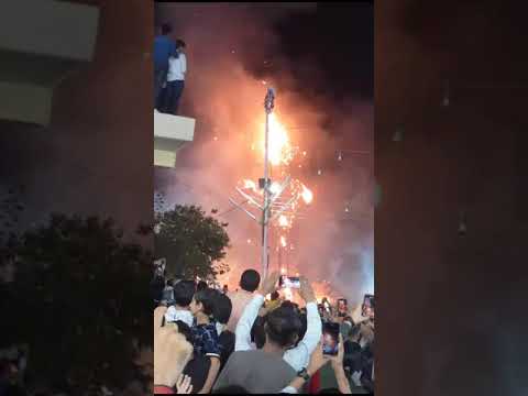 रावण दहन स्पेशल 💥 #navratri2023 #navratrispecial #navratri #rawan #RAWAN #durgapooja #vairal #bihar