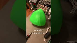 This is our intake on our first robot design