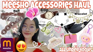 Meesho Accessories Haul🥰💞 ||all under 399🫶🏻#meeshofinds 